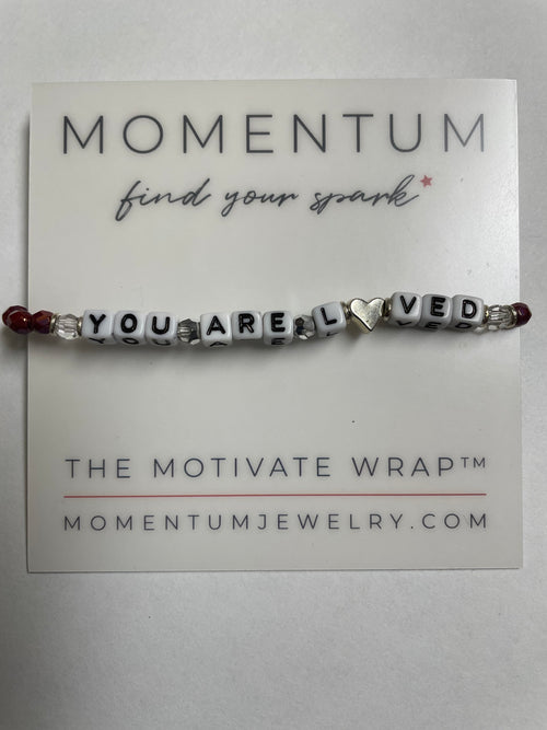You Are Loved mySPARK beaded bracelet