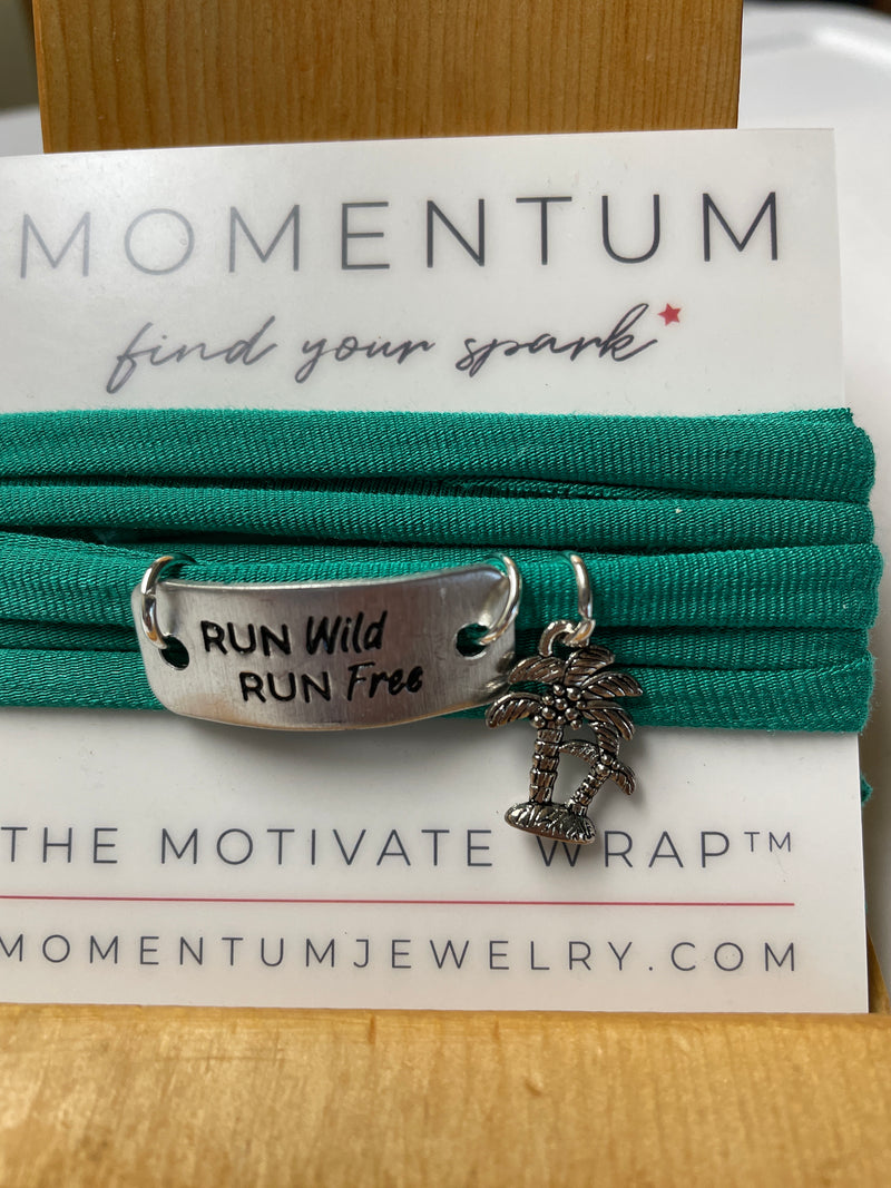 Run Wild Run Free with Silver Palmtree Charm