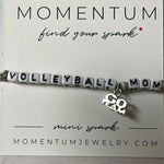 Volleyball Mom with charm mini Spark