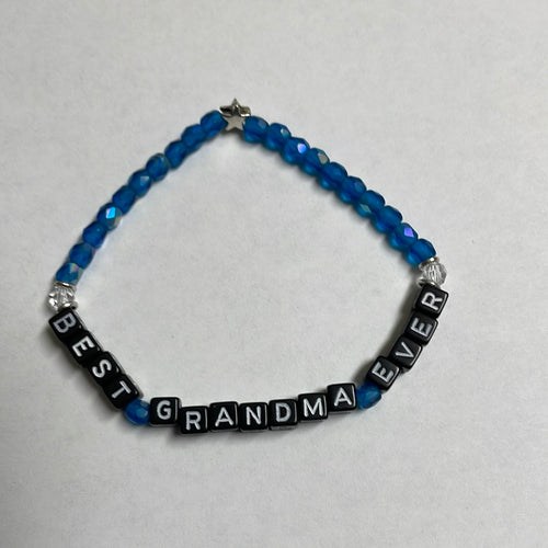 Best Grandma Ever mySPARK beaded bracelet